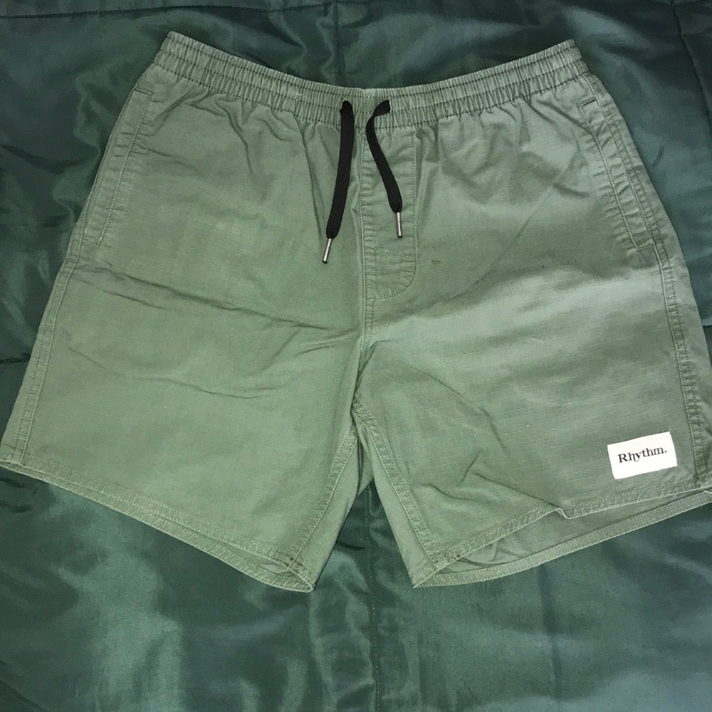Rhythm Men’s Drawstring Cotton Shorts